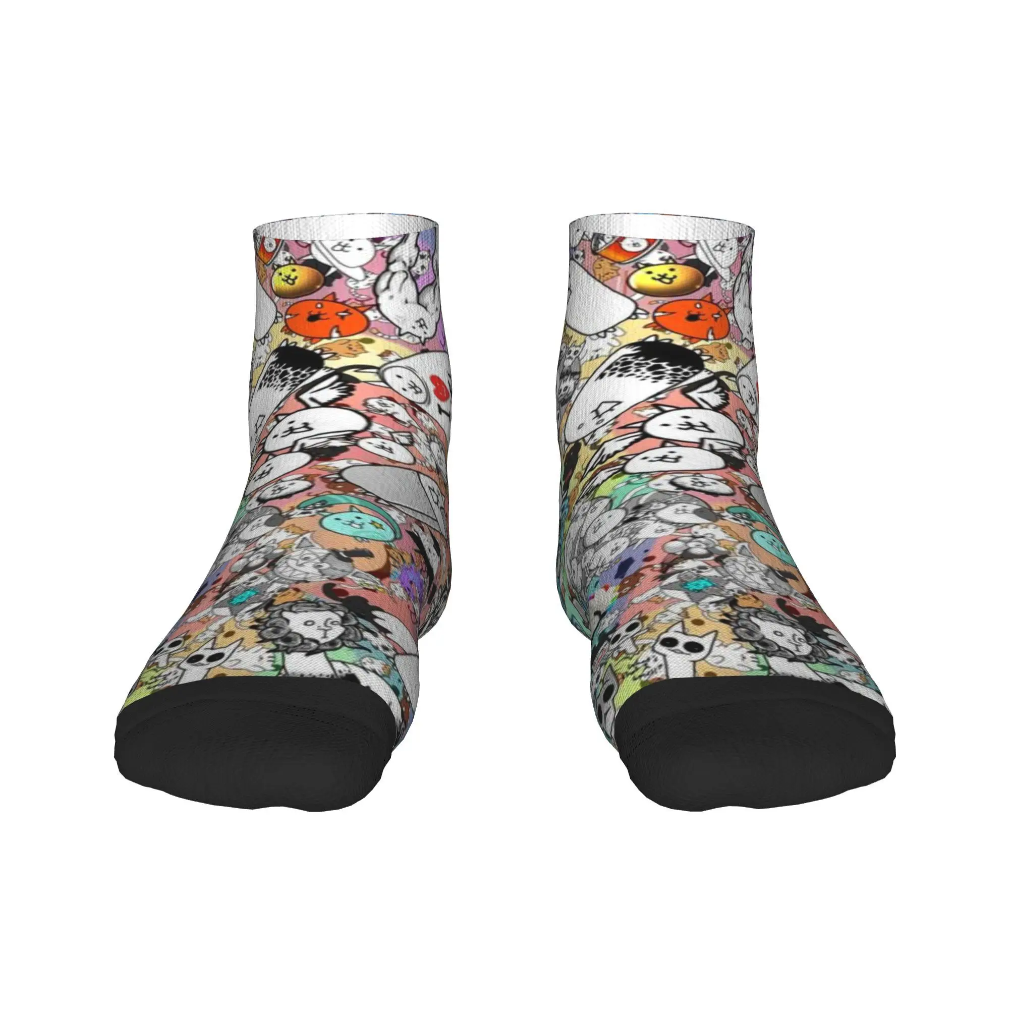 

Battle Cats Socks Harajuku High Quality Stockings All Season Socks Accessories for Man's Woman's Birthday Present