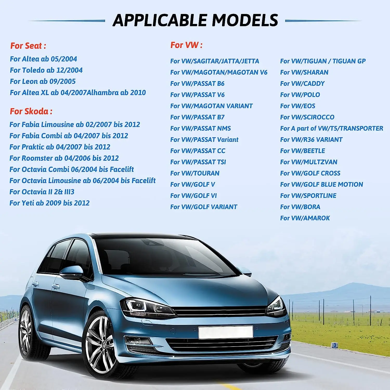 วิทยุติดรถยนต์2Din สำหรับ VW Golf 5 6 Volkswagen Passat B6 B7 CC Jetta ไร้สาย CarPlay แอนดรอยด์นำทาง GPS อินเทอร์เน็ต WiFi/4G