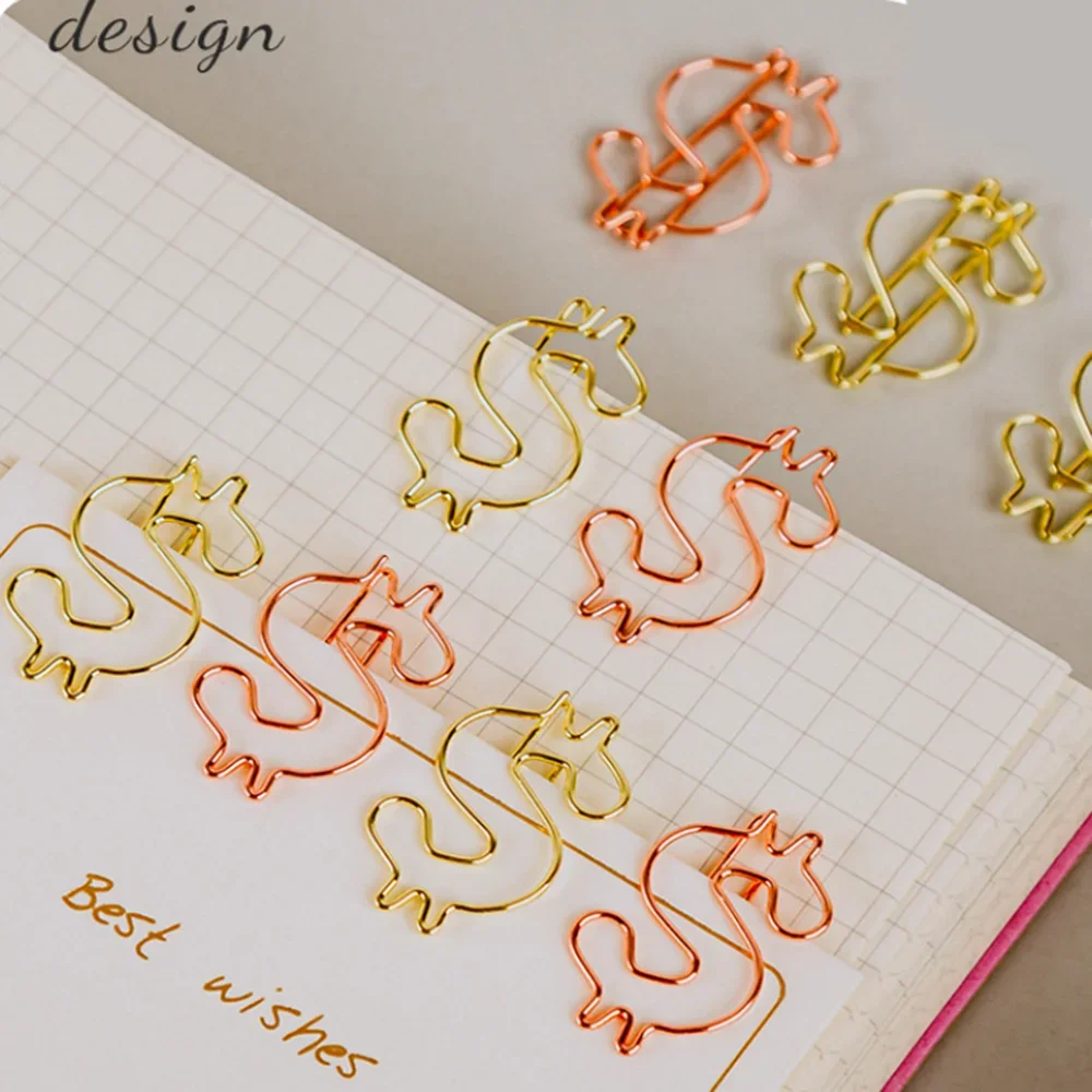 Creative Dollars Paper Clips Bookmarks Student Reading Markers Stationery School Office Supplies