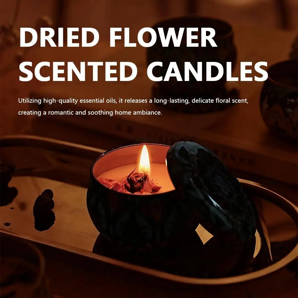 Aromatherapie-Kerzen, Blumenduft, Duftkerzen, Gläser, Hochzeitszeremonie, Weihnachtsgeschenke, Duftkerzen für zu Hause