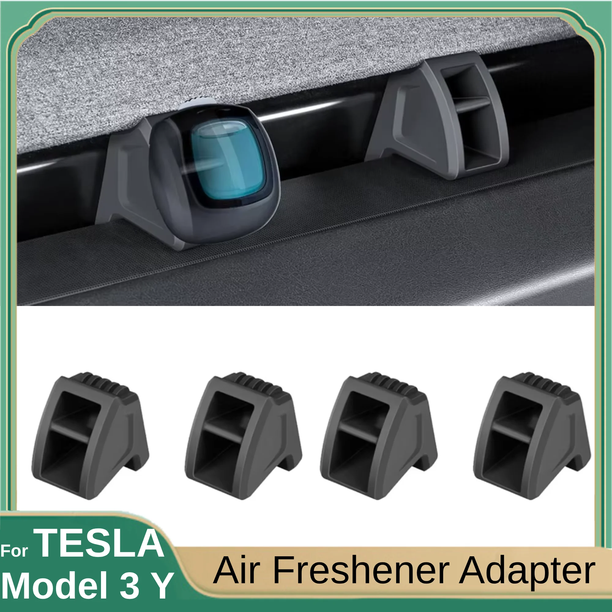 Car Air Freshener Adapter Designed For Tesla Model 3 2017-2025 Model Y Juniper 2020-2025 Air Vent (Air Freshener Not Included)