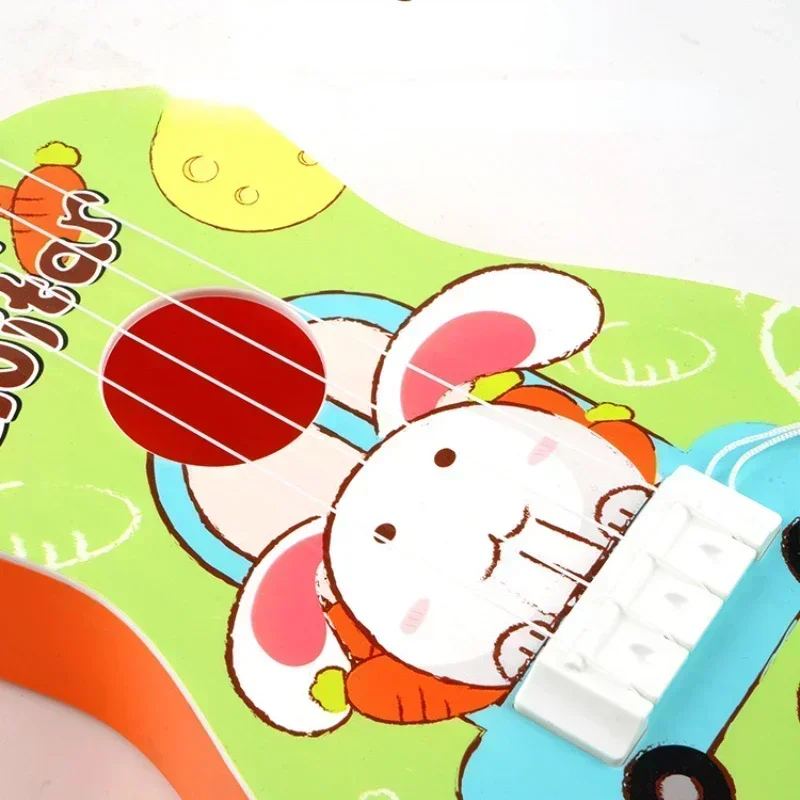 Children Ukulele Musical Toys 4 Strings Small Guitar Montessori Education Instruments Music Toy Musician Learning Gift