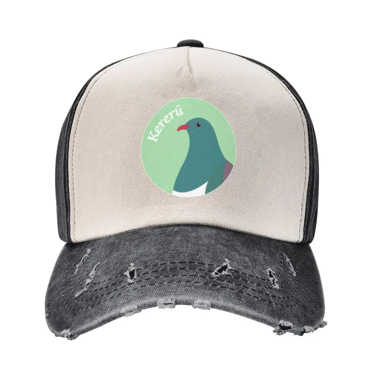 

New Zealand Bird Kereru Wood Pigeon Baseball Cap Hat Man Luxury Beach Bag Big Size Hat Wild Ball Hat Men's Hats Women's