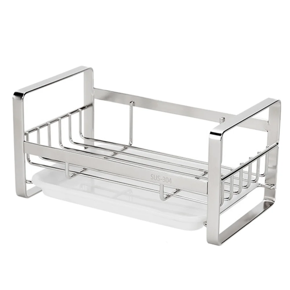 

Draining Rack Premium Steel Kitchen Storage Holder Organizer For Kitchen Bathroom Supplies Iron Rack Shelf Space Saver