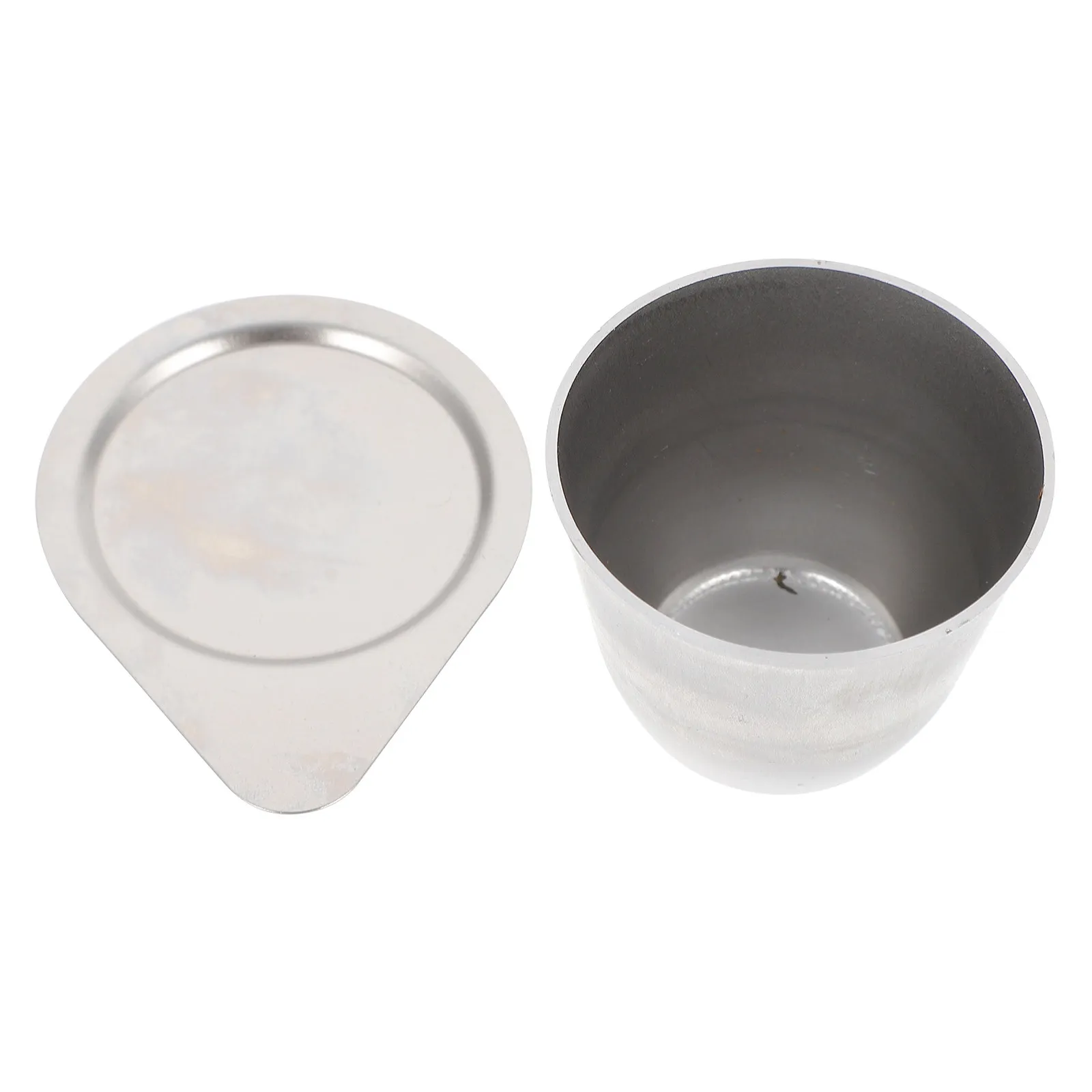 Iron Crucible Precision Manufactured High Temperature Resistant Multipurpose Laboratory Melting Refining Casting Crucible