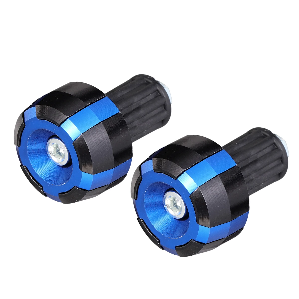 

2pcs Motorcycle Handlebar Plug Aluminum Alloy Durable Cap Refit Grip End for Motorbike Decoration Protection Anti-Shock Simple