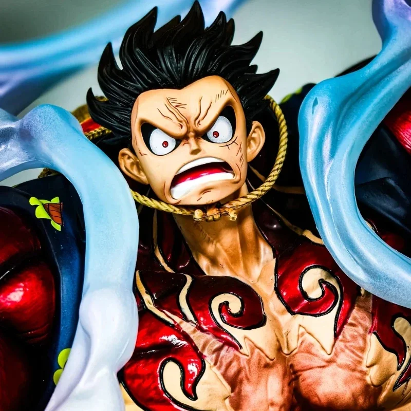 One Piece Gear Fourth Luffy 38cm Action Figures Anime Character GK Model Exquisite Statue Peripheral Toy Desk Ornament Gift