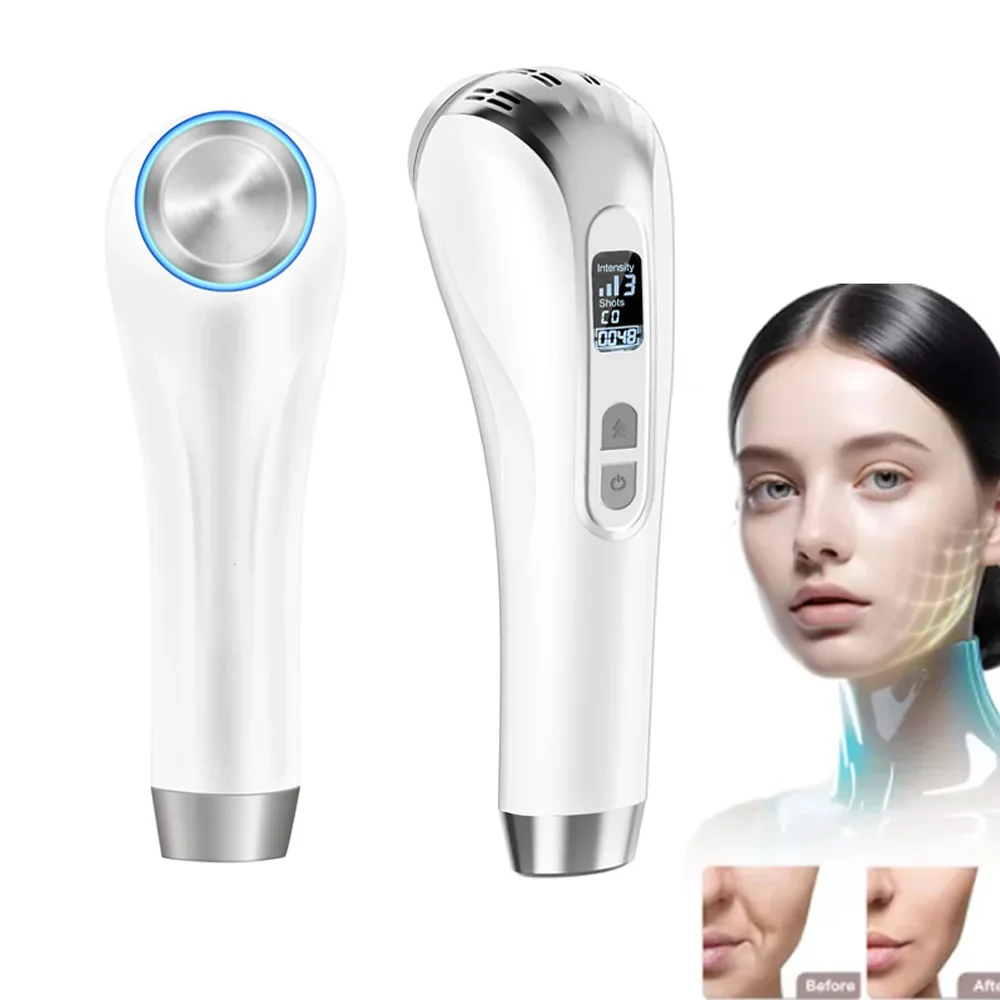 Máquina ultrassônica de vibração de radiofrequência facial, 3-10mhz, aperto da pele, levantamento, remoção de rugas, massageador, beleza, cuidados faciais
