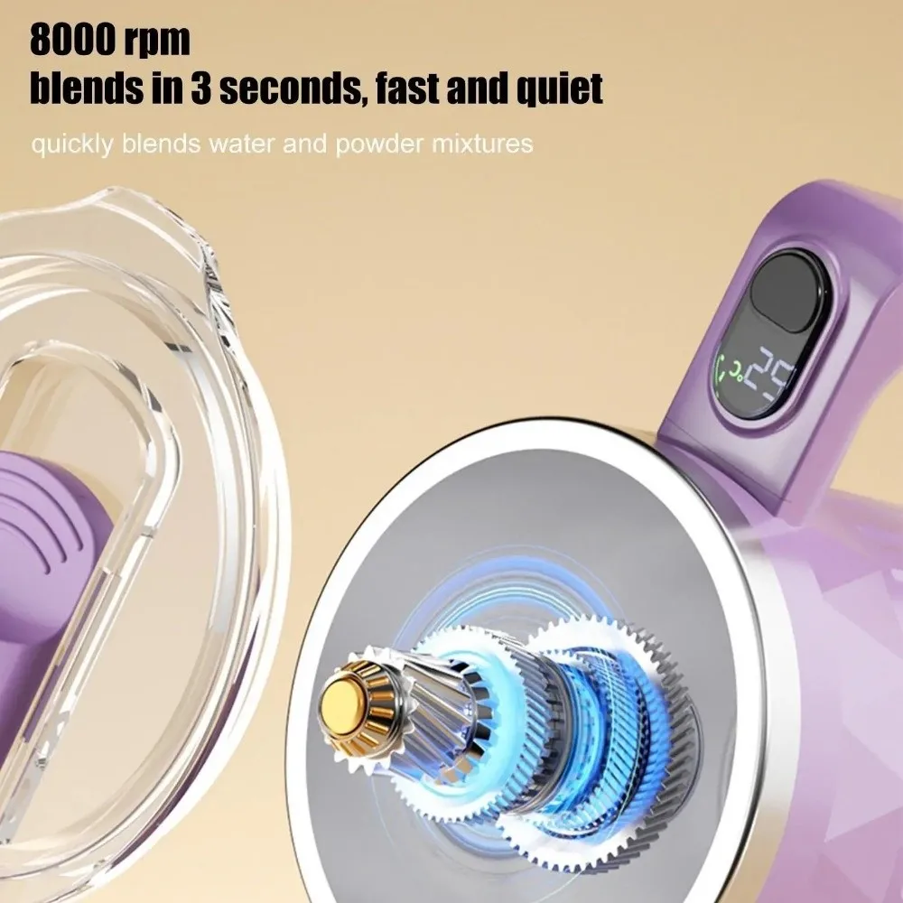 

450ml Automatic Self Stirring Coffee Mug Rechargeable Auto Stirring Espresso Cup Magnetic Function Temperature Display