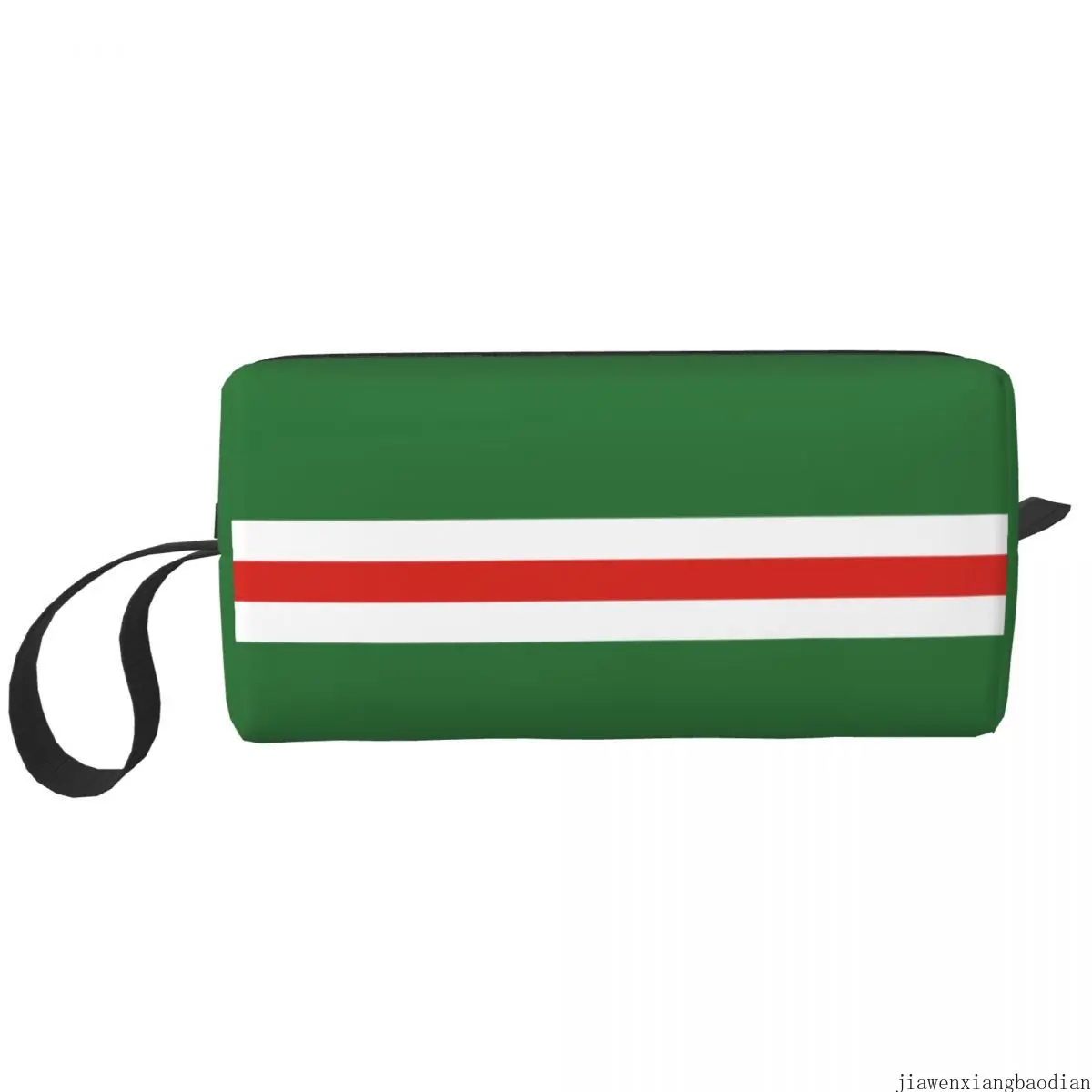 Custom Flag Of Chechen Republic Of Ichkeria Travel Cosmetic Bag Women Toiletry Makeup Organizer Lady Beauty Storage Dopp Kit