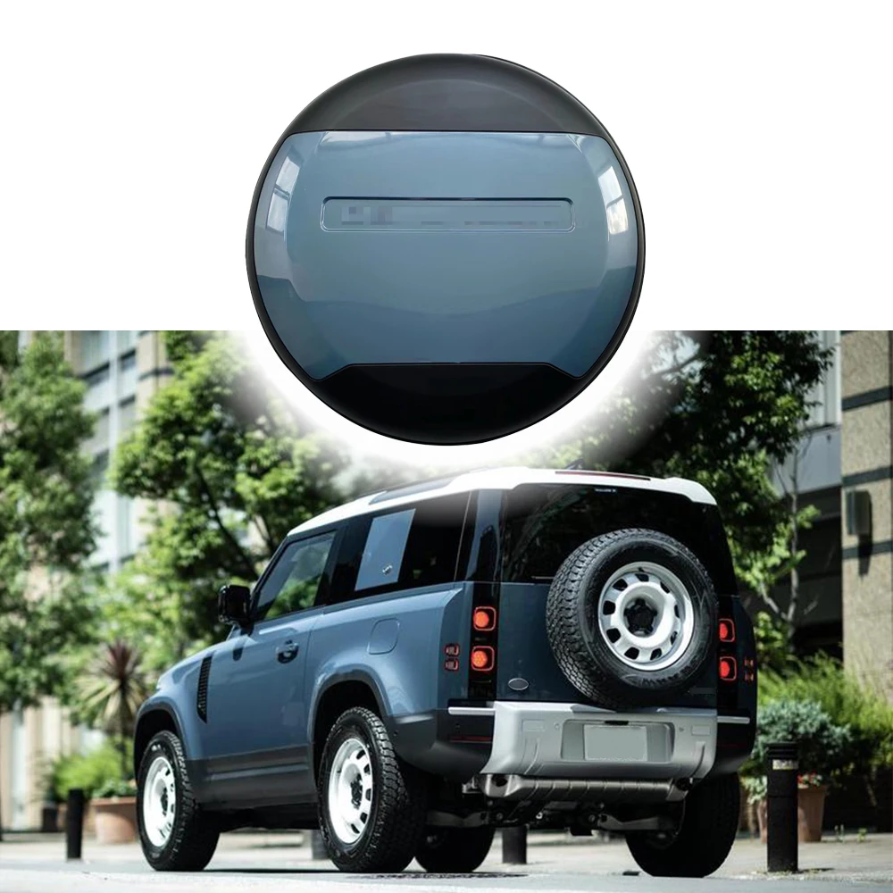 

Чехол для запасных шин Tasman Blue Series, подходит для Land Rover Defender 110 90 130 2020-2024, защитный чехол для запасных шин ABS