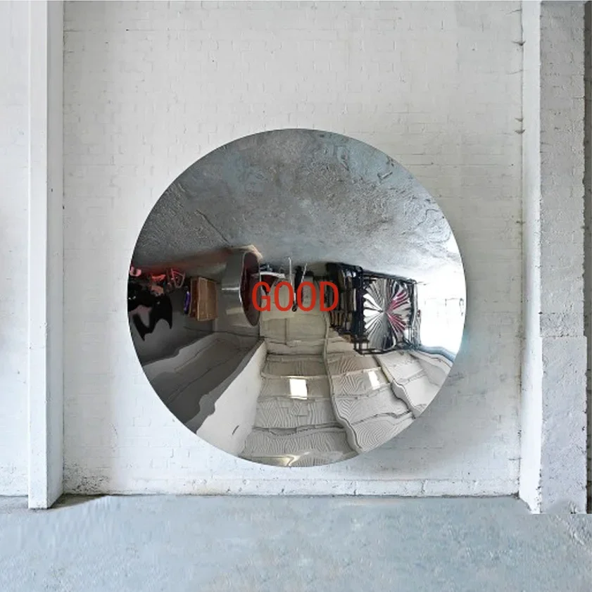 SUS304L Anish Kapoor 60/70/80/90/100/110/120cm stal nierdzewna Sky Mirror Home wklęsłe lustro klasyczna dekoracja ścienna