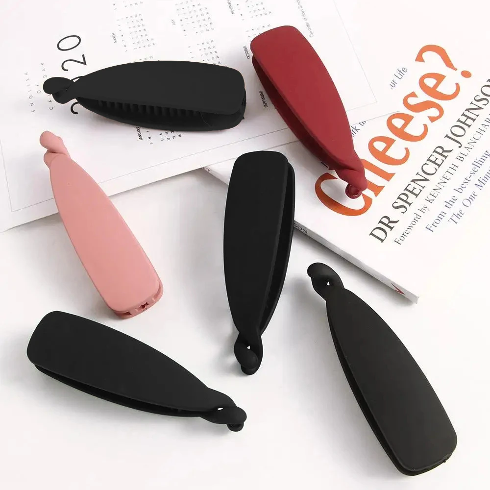 

1pc Hairpins Hair Accessories Frosted Solid Color Banana Clip Hair Claws Ponytail Holder Hair Clips