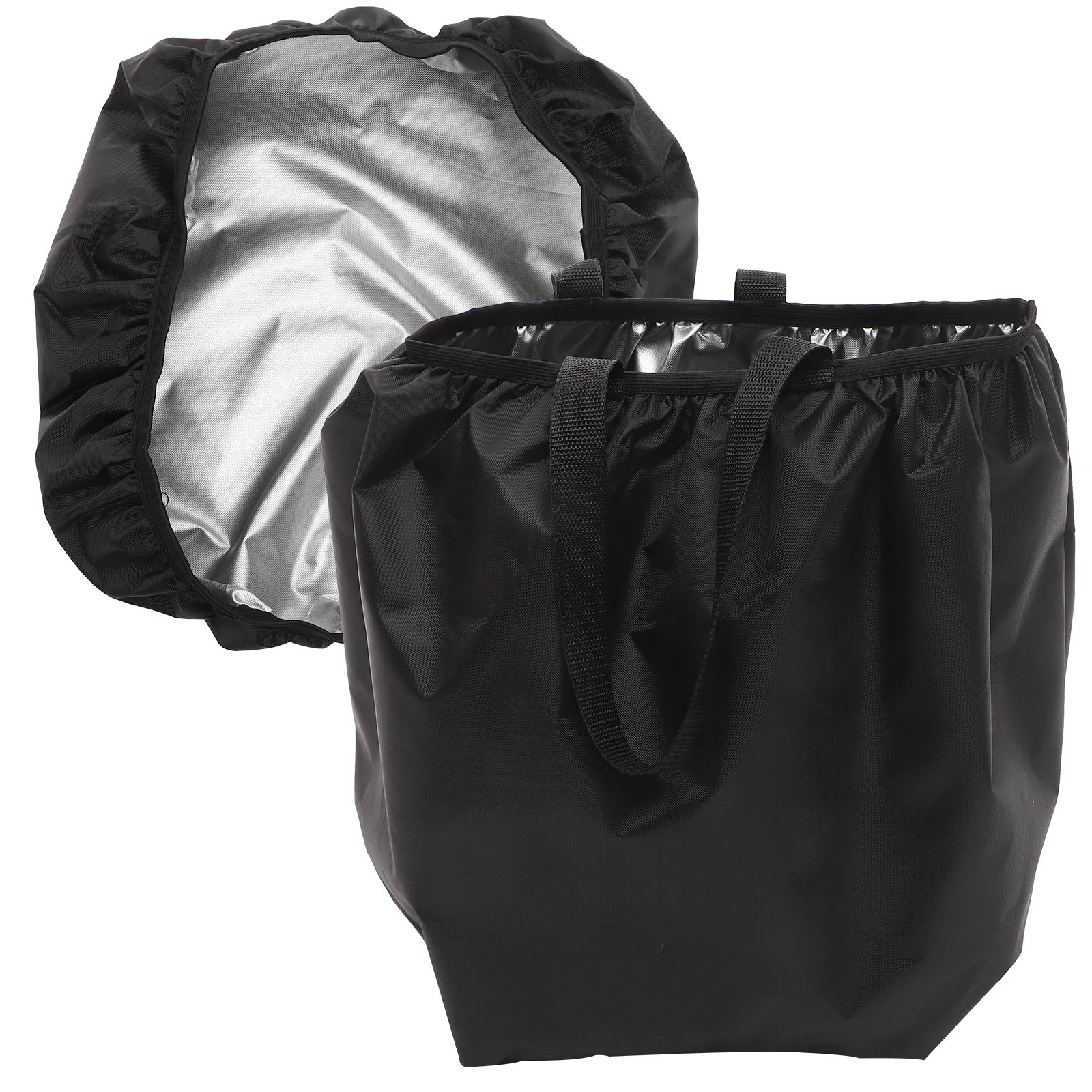 

Rainproof Basket Cover Oxford Cloth Cycling Bag Black Lightweight Wear Resistant Foldable Outdoor Travel Hunting Climbing Dust