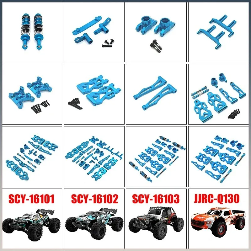 SCY 1/16 Bürstenloses Auto Metallteile Differentialgetriebesatz CVD, Zubehör für SCY 16101PRO 16102PRO 16103PRO 16201PRO Teile