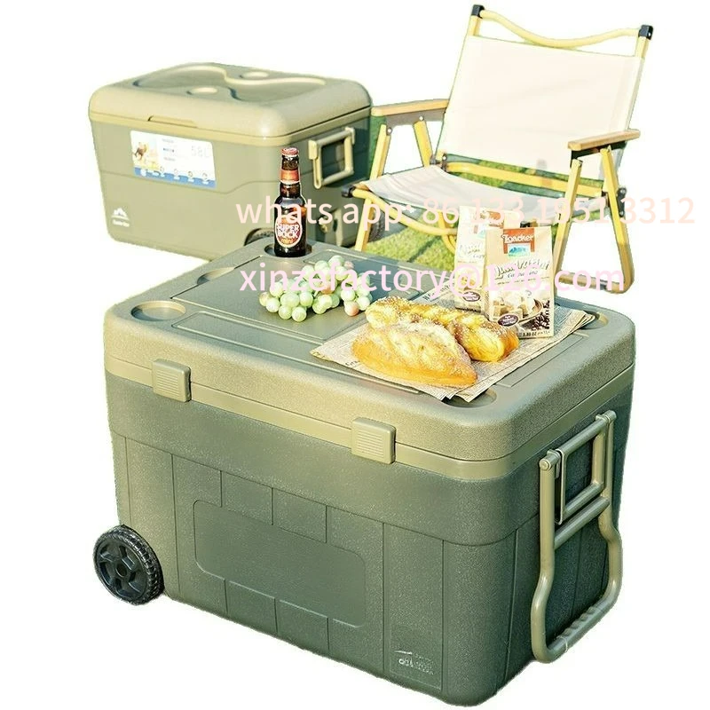 

Small refrigerator, thermal insulation, refrigerator, commercial stall, portable car, outdoor picnic food preservation, portable