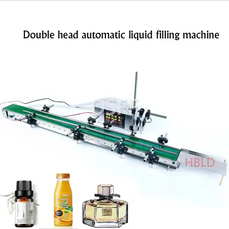 Advanced Full-Automatic Liquid Juice Beverage Filling Machine Commercial Double Head Perfume Lotion Packaging Machine