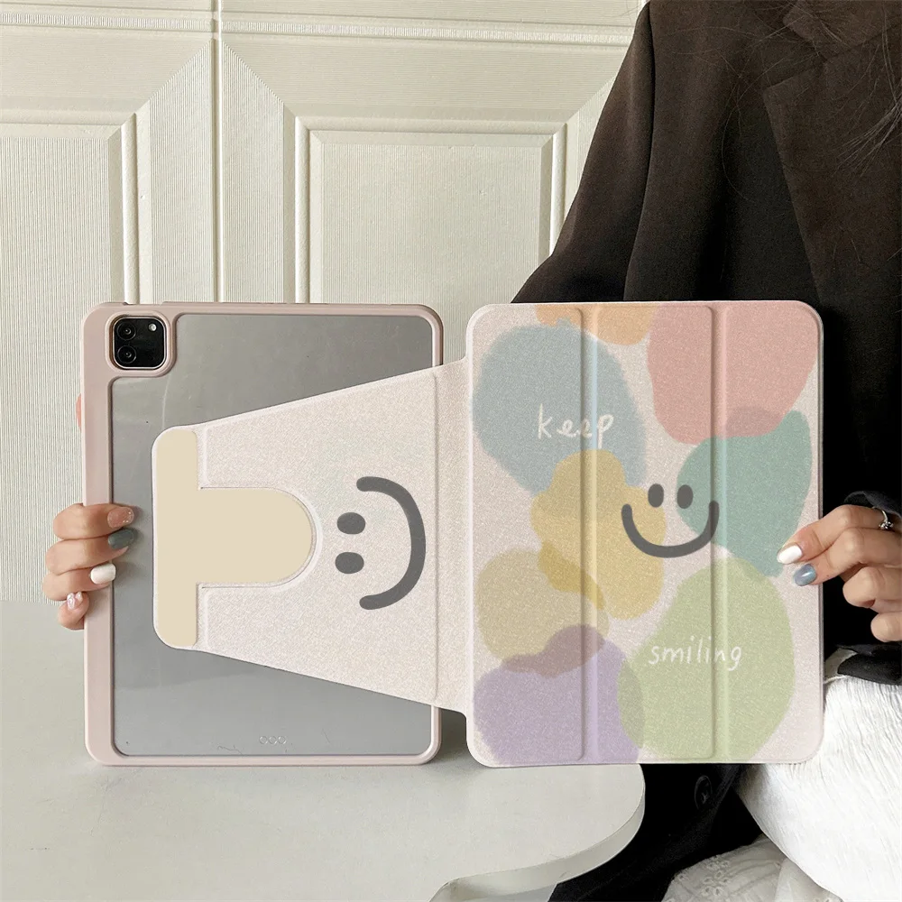 

360 ° Rotating Foldable Case to Easily Protect Your Pad: Compatible with iPad Air 6,Air 5,4,10,2024,air m3/a16 2025