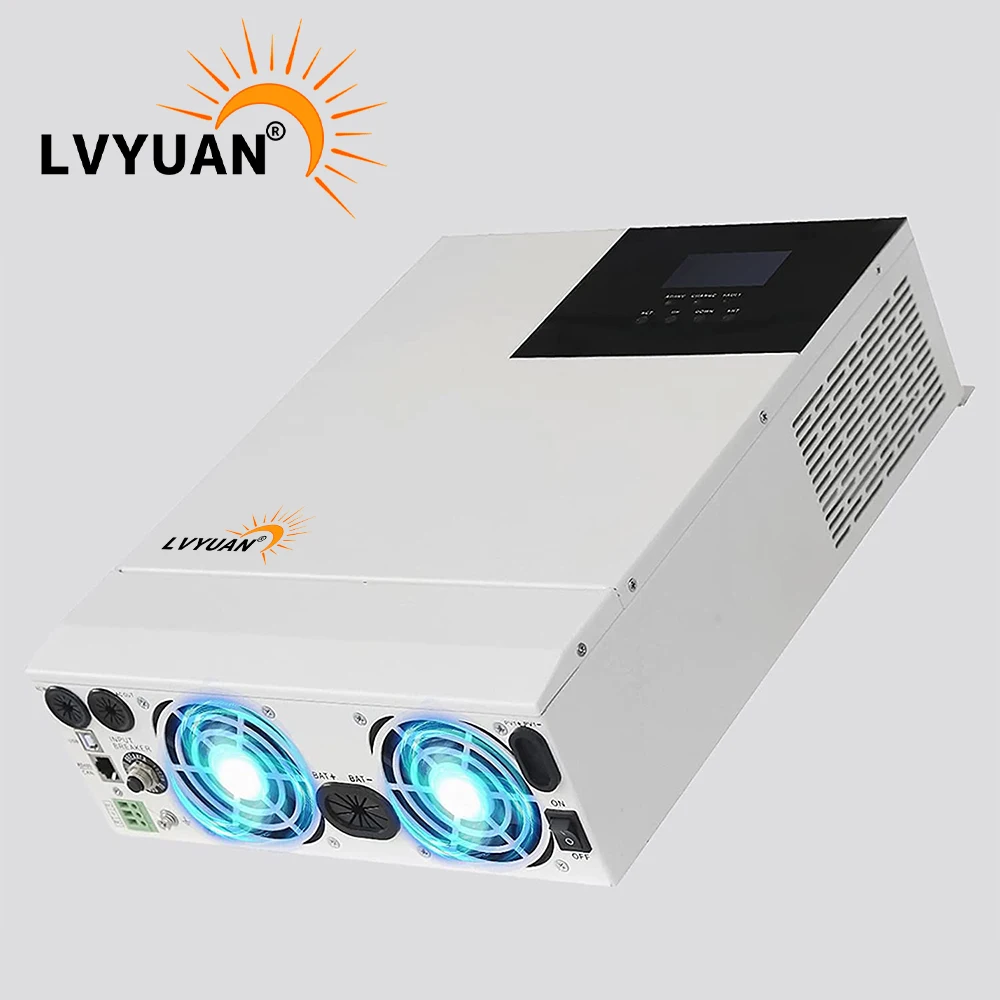 24V 48V Off-grid Inverter 3KW Hybrid Solar Controller Inverter With MPPT Charge Controller For Home Use
