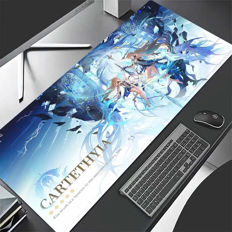 Game Wuthering Waves Cartethyia Mouse Pad Non-slip Rubber Gamer Balance Computer Mat Decoracion Deskmat Laptop Office Large Mats