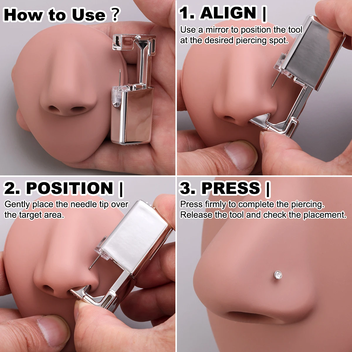 22Pcs Nose Piercing Kit Dispos - Body Jewelry Art review and price