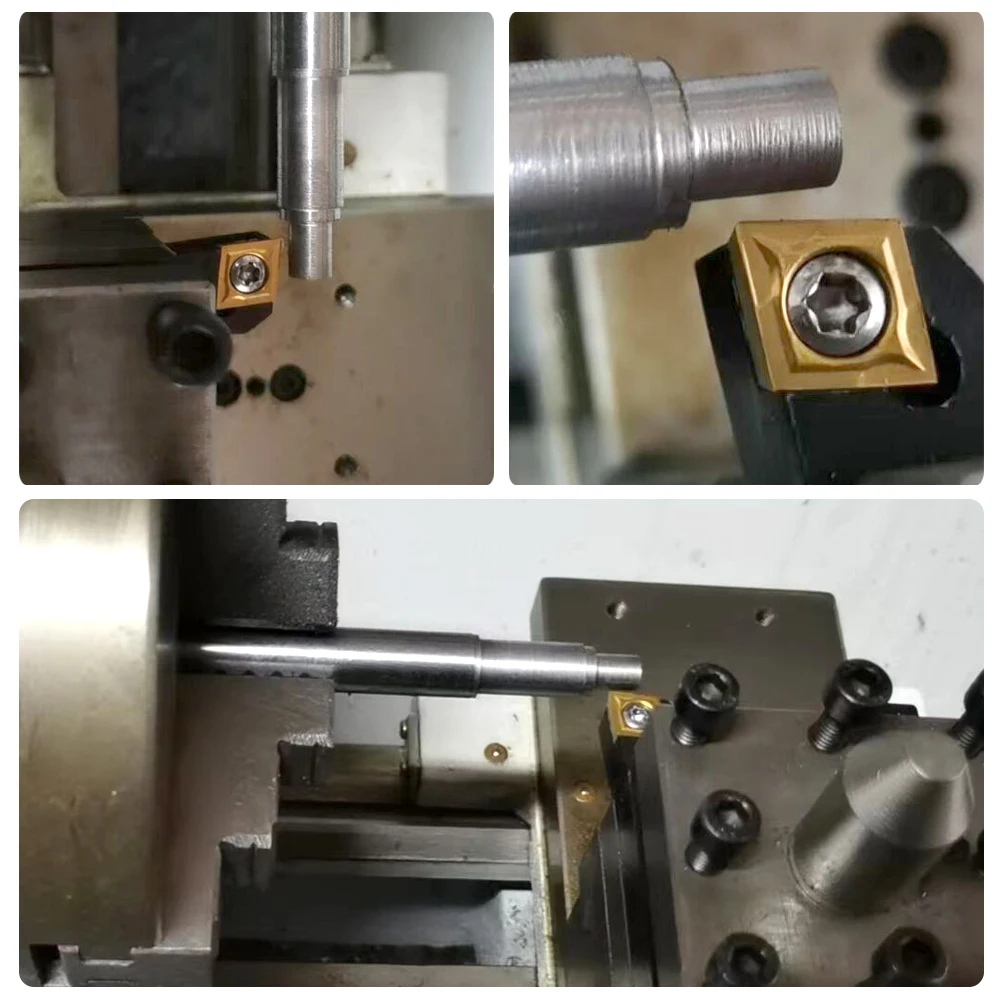 21PCS  Shank Lathe Turning Tool Lathe Machine Solid Carbide Inserts Holder Boring Bar with Wrenches for Lathe Turning Tools