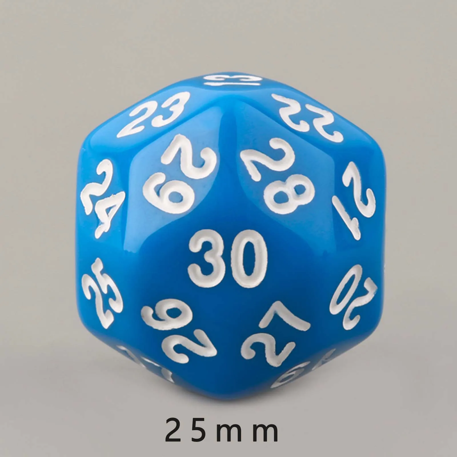 5 pezzi Dadi poliedrici Set di dadi a 30 facce Colori traslucidi Dadi Giochi di ruolo Dadi Bomboniere Giocattoli per l'insegnamento della matematica