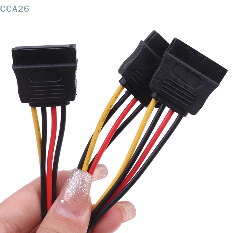 VH3.96 4Pin To 1 or 2-Port SATA Power Cable for Hikvision DAHUA Mini VCR IP Camera CCTV Video Recorder Hard Disk Power 25CM