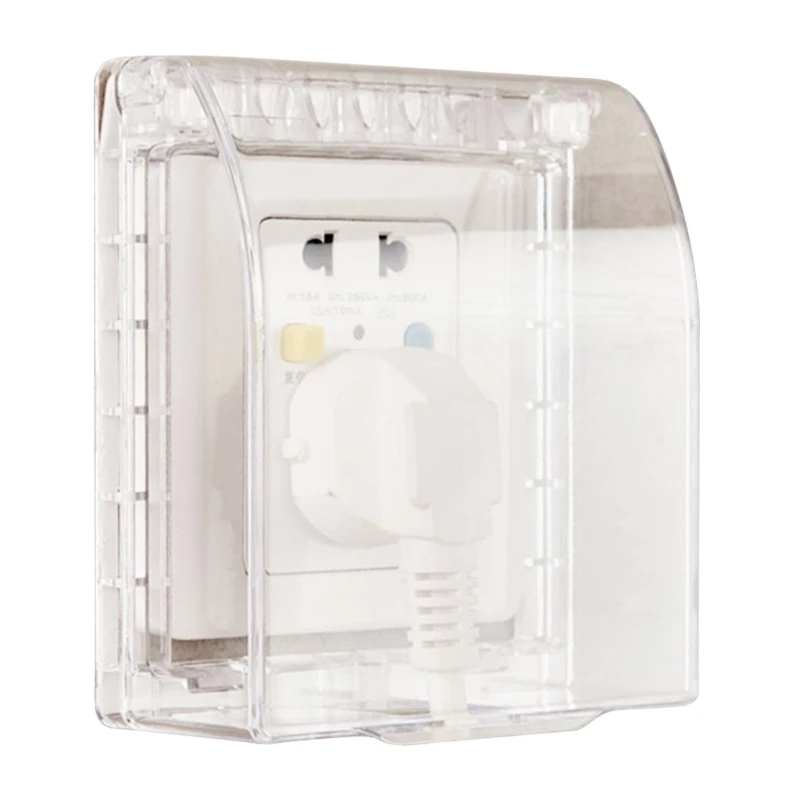 Caja impermeable autoadhesiva M2EE, enchufe de interruptor Universal de 86 tipos, cubierta a prueba de polvo, para baño, cocina, caja a prueba de salpicaduras