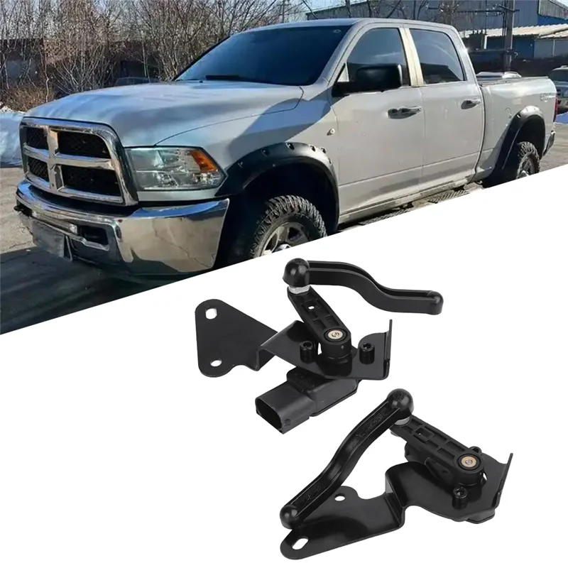 NEW-1Pair 3-Pinsด้านหลังเซ็นเซอร์ระดับความสูงวงเล็บ 68270711AA 68414983AAสําหรับDodge Ram 1500 2015-2018 68414984AA 68235504AA