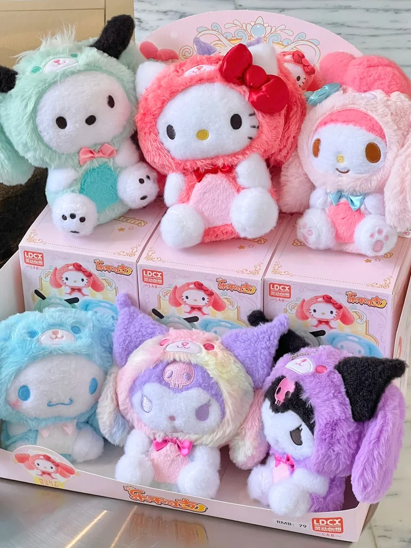 

Новый продукт, 100% подлинная слепая коробка Sanrio Joyful Series, милая кукла, коллекционная модная подарок для фанатов, модная игрушка для всех возрастов