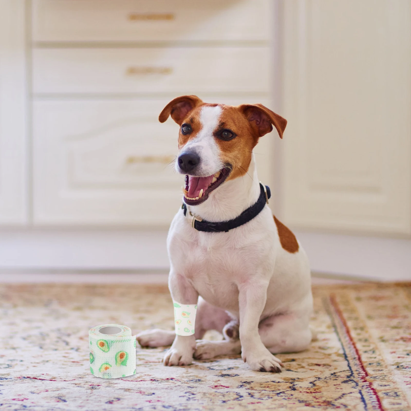 

Anti-dirty Tape for Wraps Tail Cover Wounds No Chew Self Non-woven Fabric Elastic Material Comfortable Fit Easy Apply