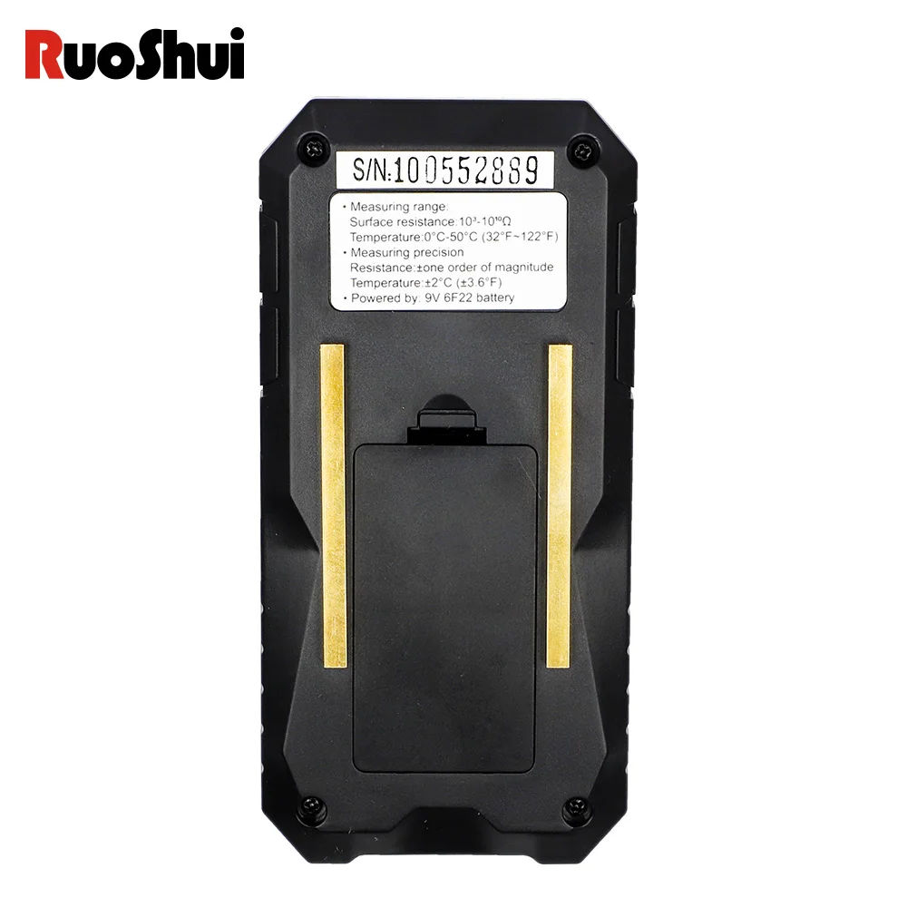 Ruoshui 385 Oppervlakte Weerstand Meter Elektronische Componenten Elektrostatische Instrument Statische Detector Isolatieweerstandstester