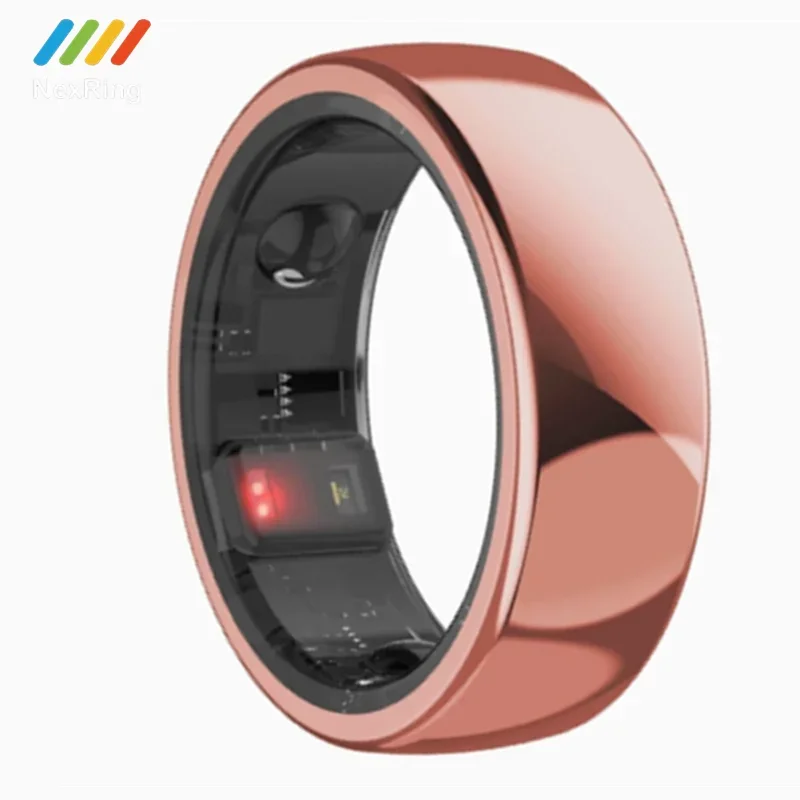 Android Bluetooth Respiration Rate Oximetry Tracker Smart Health Ring For Men Women Phone With Heart Rate Sleep Track