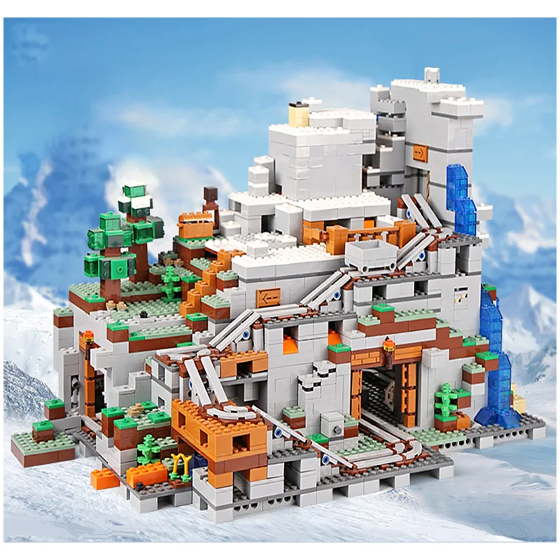 In Stock 76010 The mountain cave Building Blocks Bricks 2688PCS Educational Toys Compatible 21137 Christmas Birthday Gifts