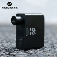 ROCKBROS Bike Electric Pump Portable Mini Air Inflator Pump LED Display 120PSI Type-C MTB Road Motorcycle Cycling Bike Tire Pump