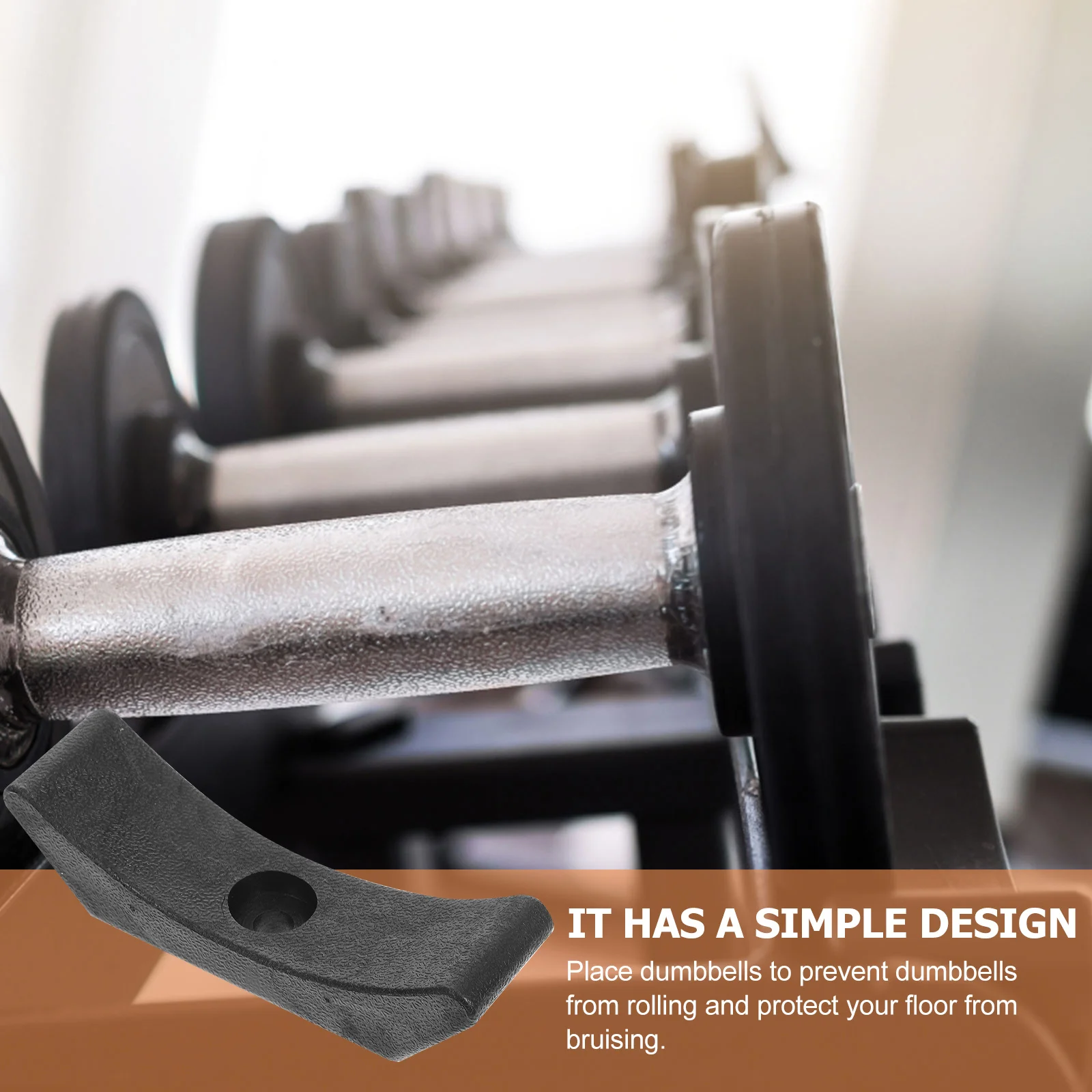 

6Pcs Dumbbell Rack Durable Fitness Equipment Storage Stand Home Workout Tool Organizer Holder Bracket Dumbbell Bracket