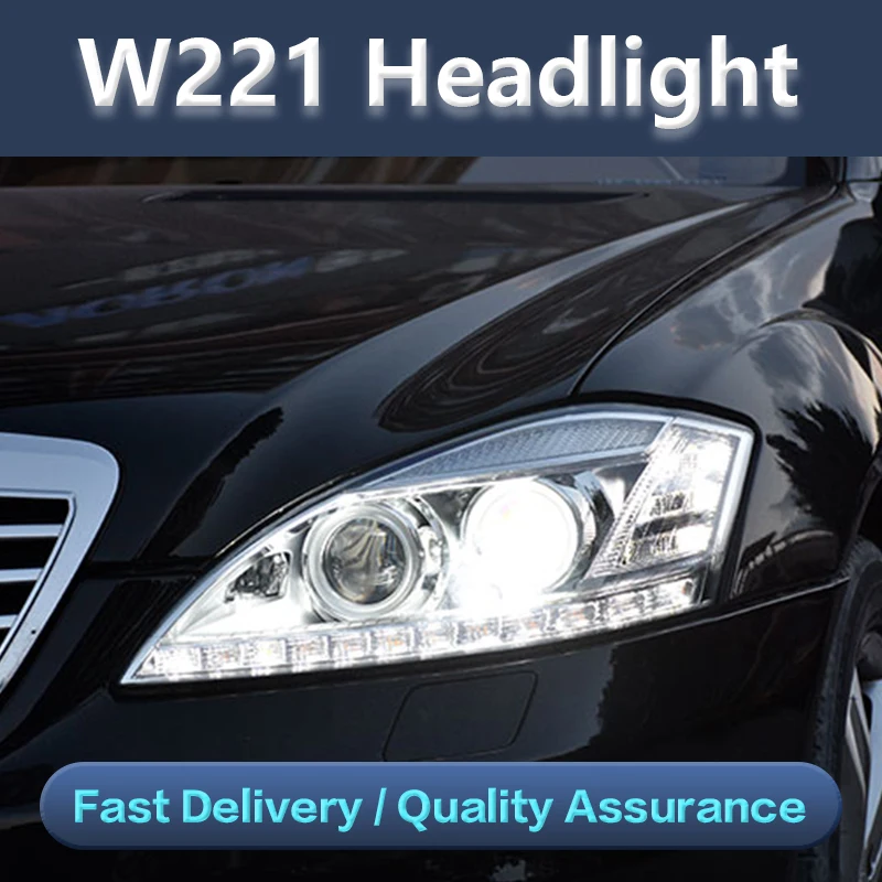 

Headlights for W221 S300 S350 S400 LED Headlight 2006-2009 Head Lamp DRL Signal Projector Lens