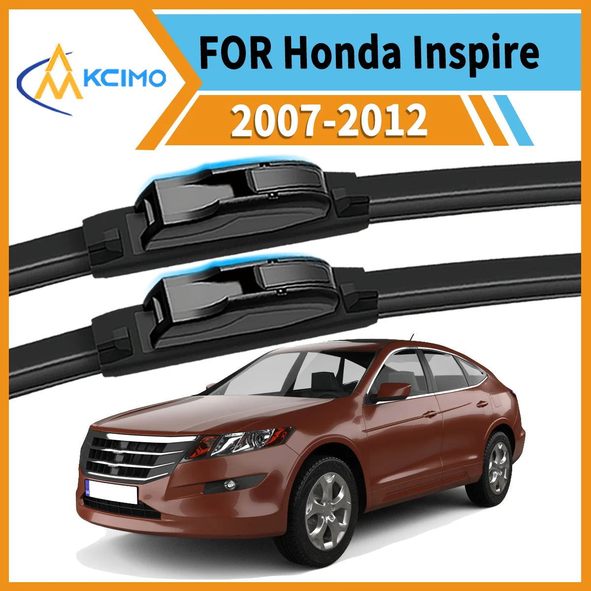 

Upgrade Your Visibility 2 Front Wiper Blades for Honda Inspire 2007-2012 All-Season Performance Crystal Clear View Safe Driving