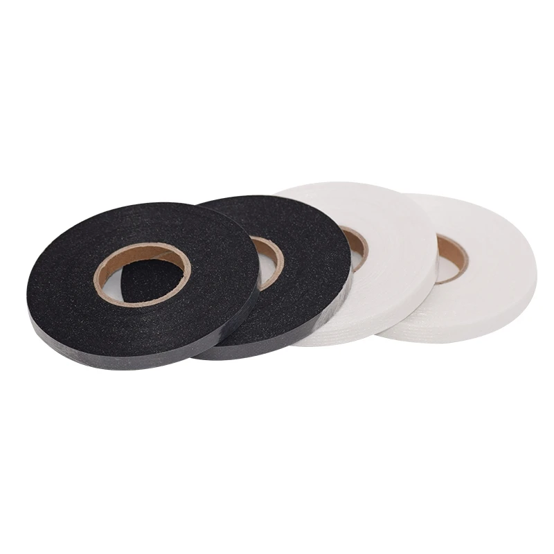 Black and White One Side Bonded Fabric Lining Ironing Clothes Hem Tape Mesh Lining DIY Sewing Accessories