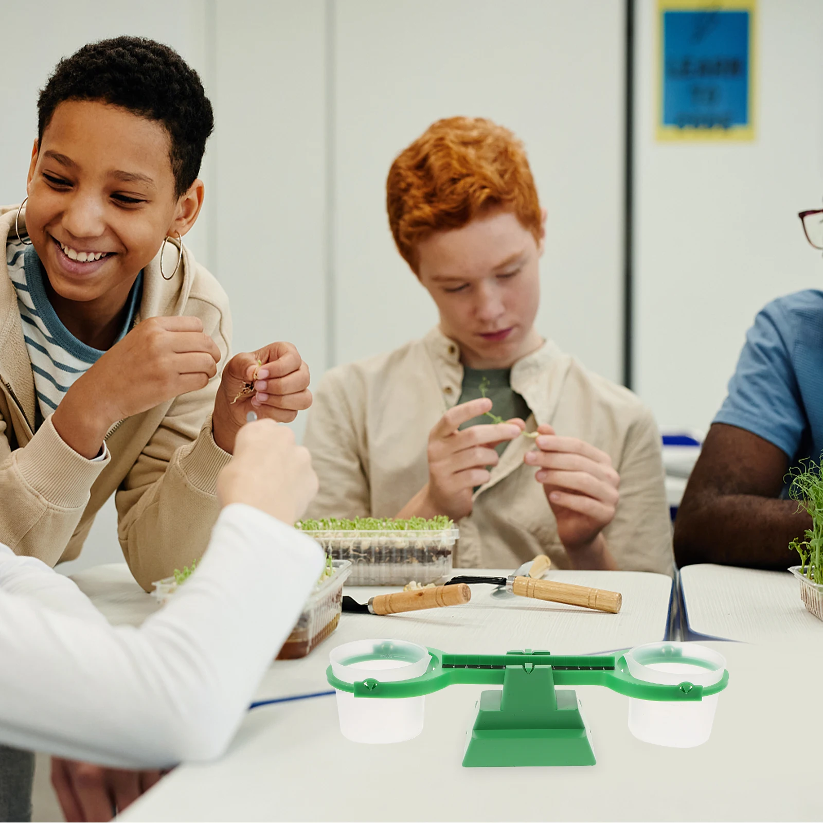 Mathematical Experimental Balance Toys 200ml Tray 1g Plastic Scale Kids Educational Mathematics Game Weight Learning Tool