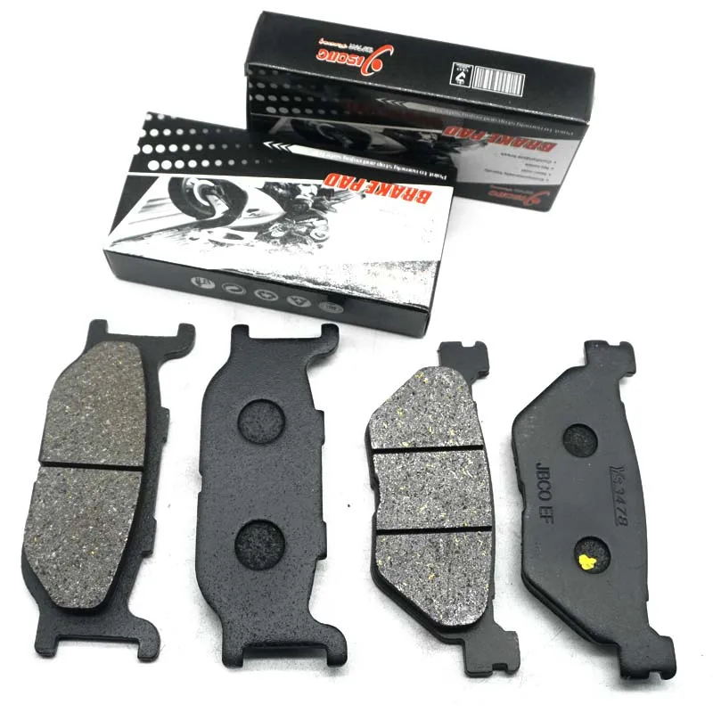 Para yamaha xvs950a midnight star 2009-2013 xvs950ct v star 950 tourer 2009-2017 xvs motocicleta dianteiro traseiro pastilhas de freio kits conjunto
