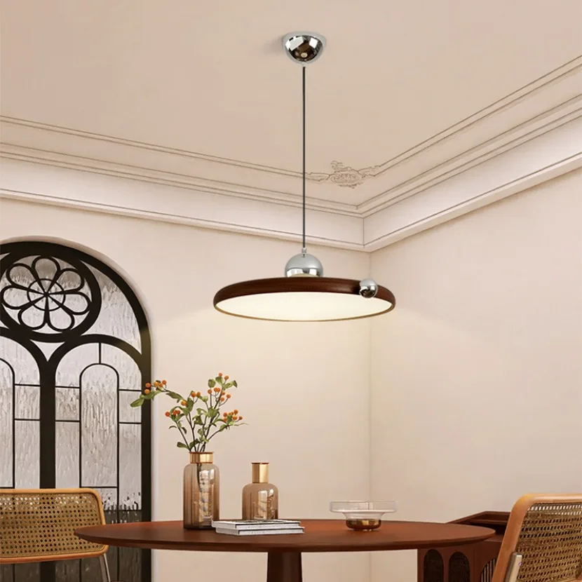 Retro Medieval Bauhaus Pendant Light Restaurant Living Room Study Creative Chandelier LED Interior Decoration Lamp