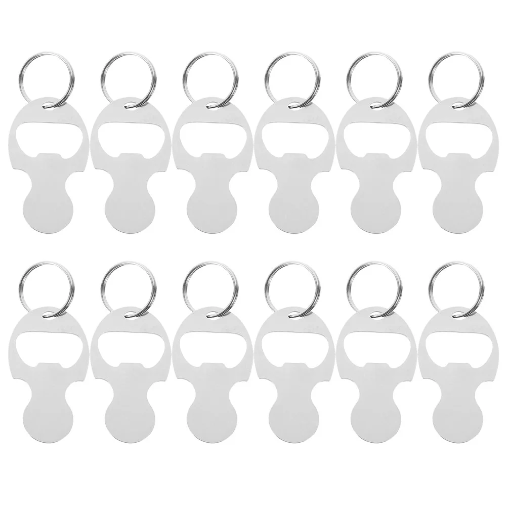 12 Pcs Cart Token Keyring Trolley Classic Shopping Accessory Portable Elegant Keychain Tokens Zinc Alloy Hanging