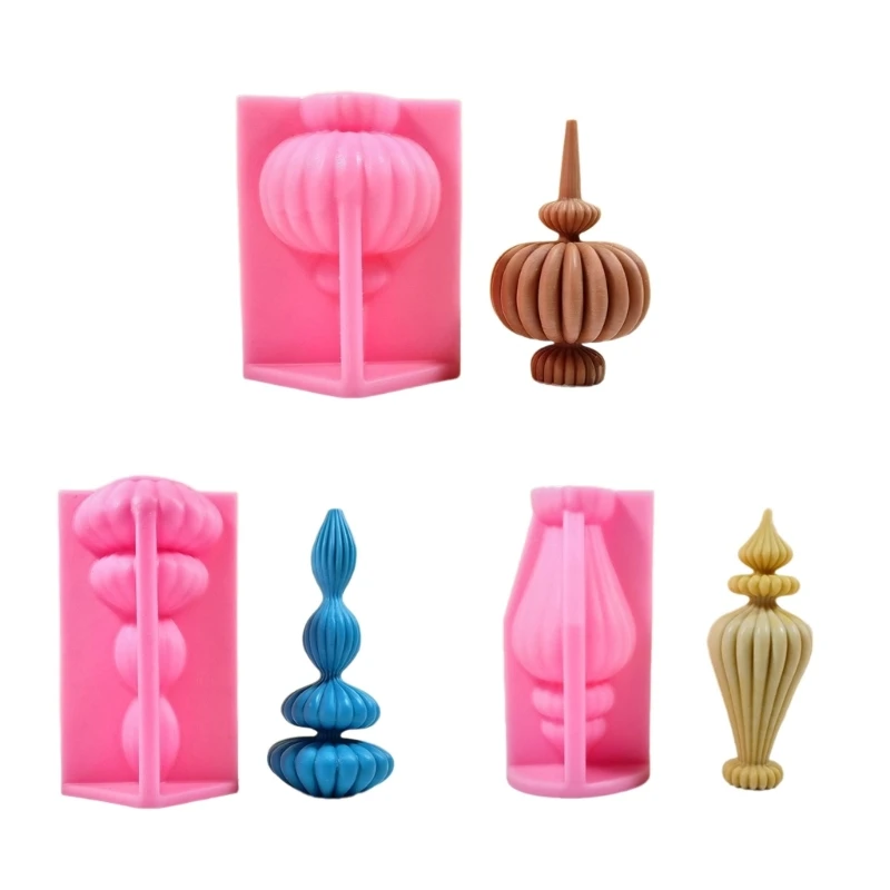 Geometric Tower Silicone Molds for Crafting Craft