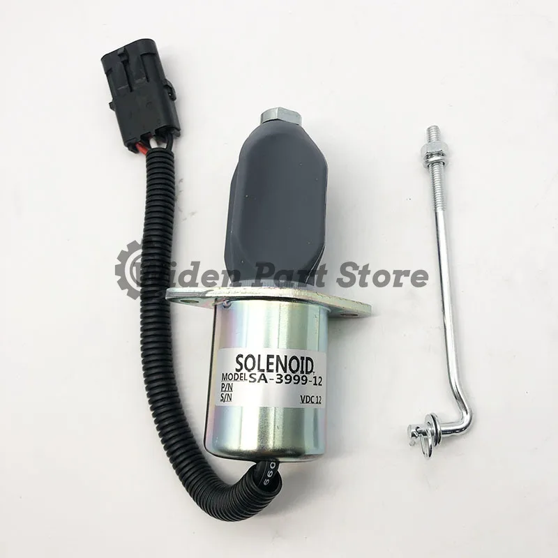 

SA-3999 SA-4014 12V or 24V Stop Solenoid for Cummins Excavator