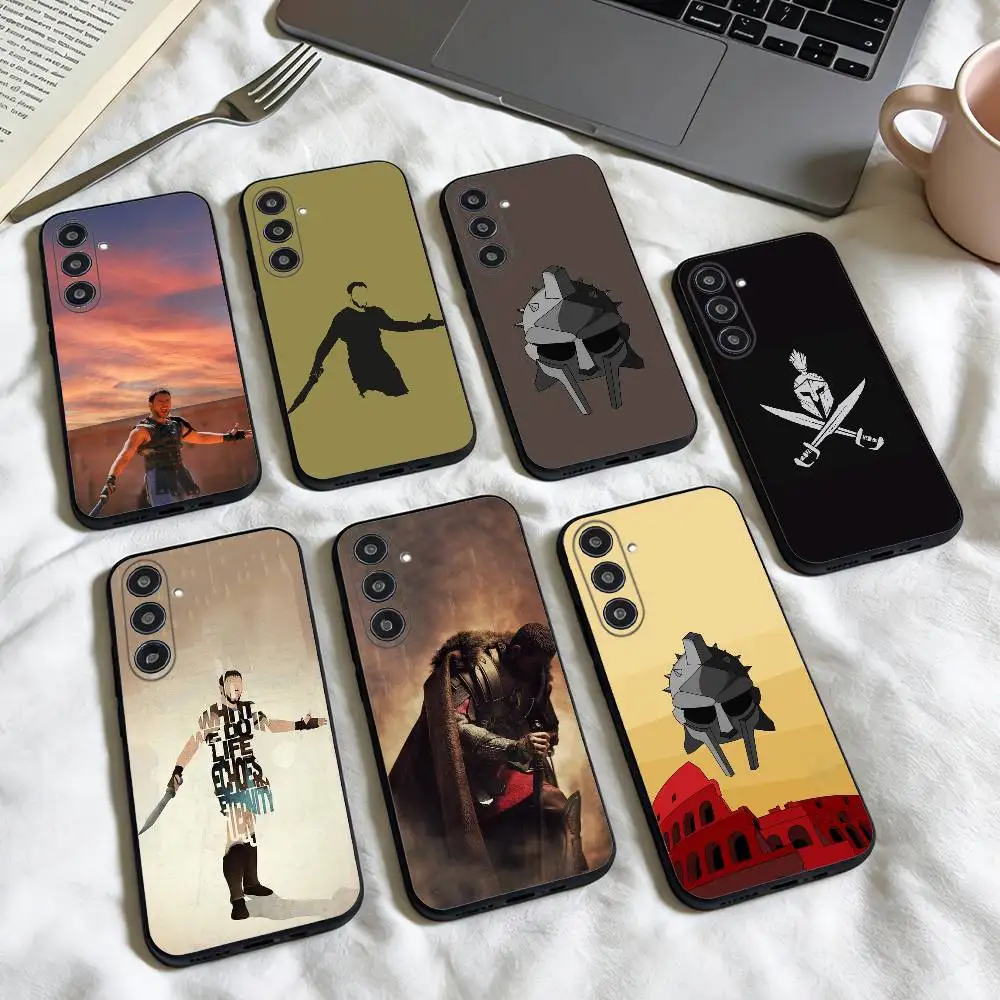 

G-Gladiator Man Warrior phone Case For Samsung Galaxy A73,A72,A71,A70,A53,A52,A51,Others Soft Black Shell
