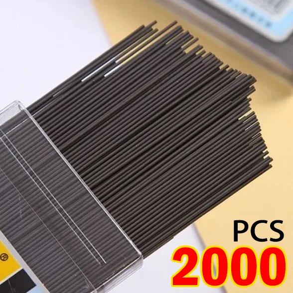 1000/2000Pcs Box Packed Large Capacity Pencil Lead School Office Student Stationary 0.5mm 0.7mm Mechanical Pencil Lead Refill