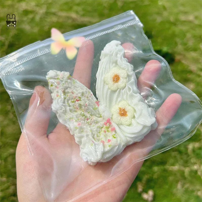 Creative Soft Little Daisy ผีเสื้อความเครียดบรรเทาผ่อนคลายของเล่นการ์ตูน Decompressing Squeeze ของเล่น Kawaii ช้า Rebound ของเล่นของขวัญ