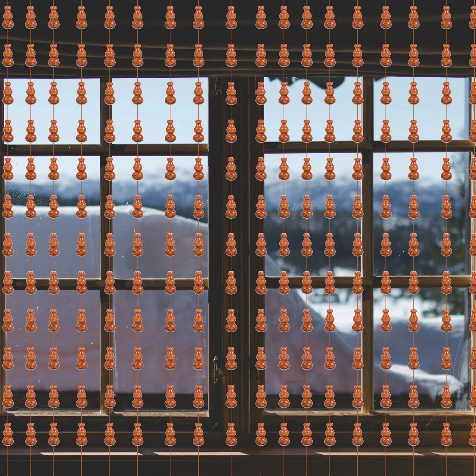 

200 Pcs Door Curtain Bead Decor Gourd Beads Curtain Decor Accessories Door Bead Decorations Long Lasting Smooth